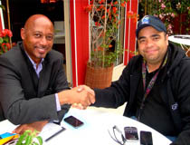 Directivos del Festival de Cine Global Dominicano (DRGFF) se reunieron con Raoul Peck, Cineasta Haitiano y Director de la FEMIS, como parte de las jornadas de contactos y participación dentro del festival de Cannes 2010